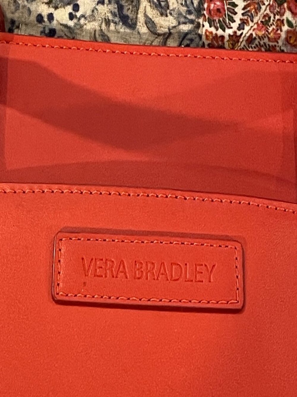 Vera Bradley Faux Leather Satchel/Crossbody - Picture 4 of 10